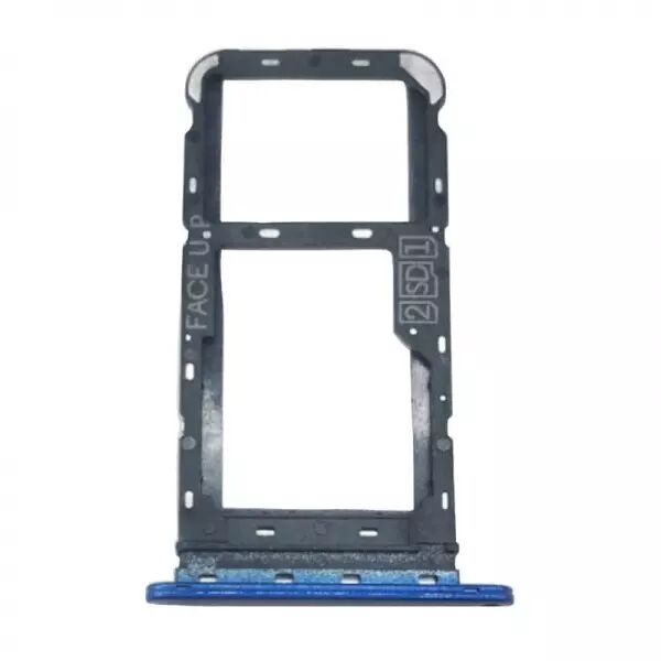Support sim pour Motorola Moto One Action bleu