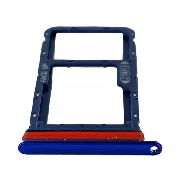 Support sim pour Motorola Moto One Macro bleu