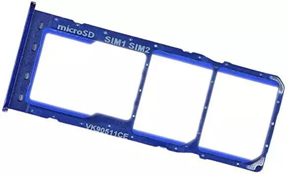 Support sim pour SAMSUNG A105 Galaxy A10 bleu