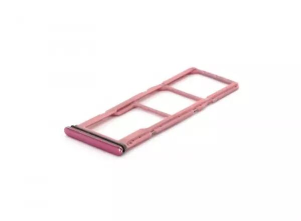 Support sim pour SAMSUNG A750 Galaxy A7 2018 rose