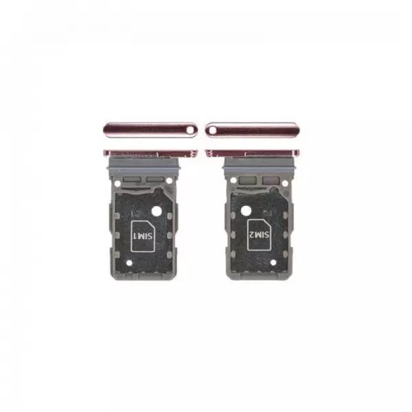 Support sim pour SAMSUNG G991 Galaxy S21 5G rose