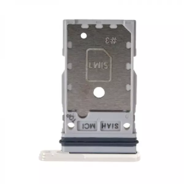 Support sim pour SAMSUNG S911B Galaxy S23 blanc