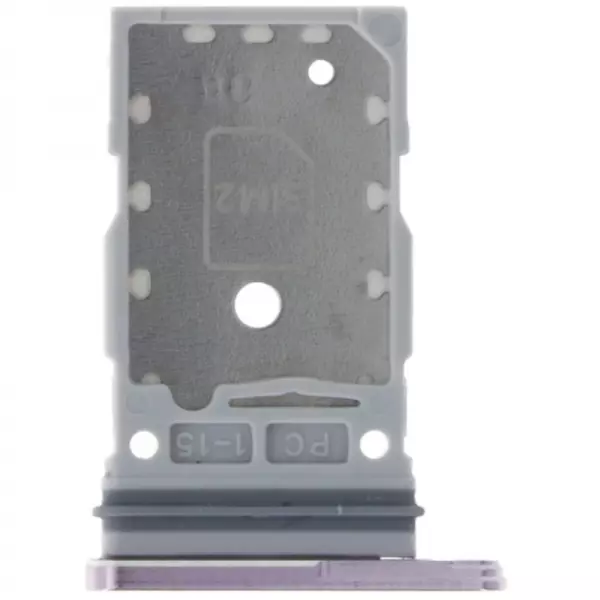 Support sim pour SAMSUNG S916B Galaxy S23 Plus violet