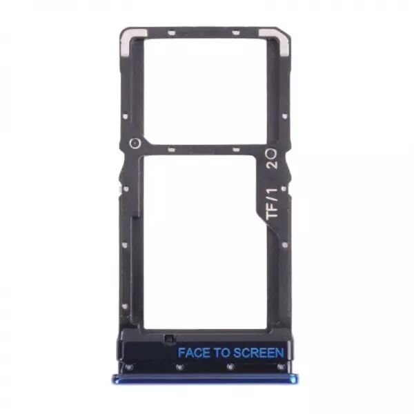 Support sim pour Xiaomi Poco X3 Pro bleu