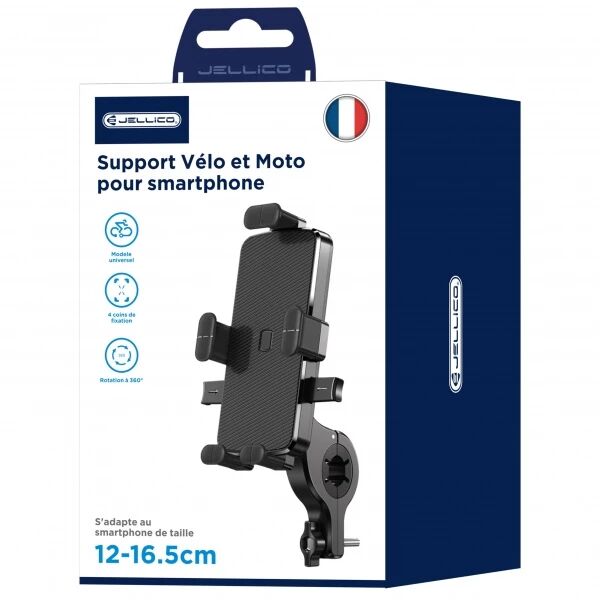 Support smartphone v�lo et moto JELLICO PH26 noir
