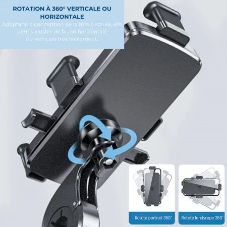 Support smartphone v&eacute;lo et moto JELLICO PH26 noir