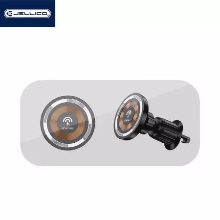 Support voiture chargeur à induction magnétique JELLICO W14 (Boite/BLISTER) noir