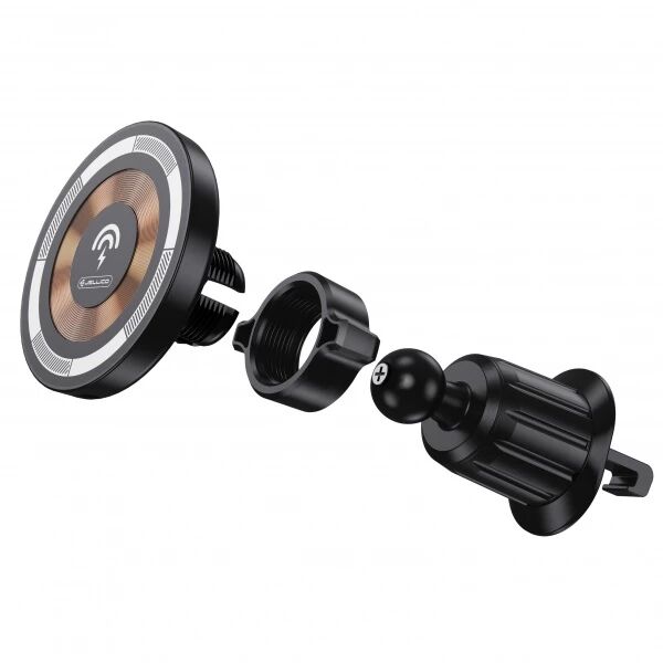 Support voiture chargeur &agrave; induction magn&eacute;tique JELLICO W14 noir