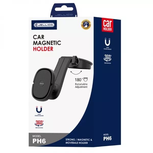 Support voiture magn�tique JELLICO PH6 (Boite/blister) noir