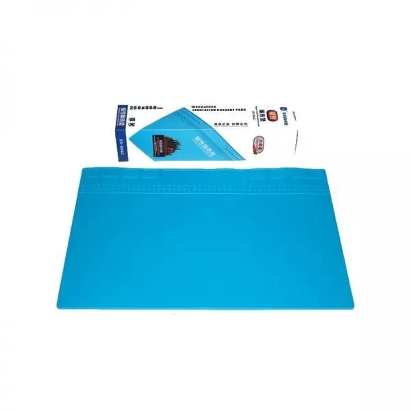 Tapis de r�paration en silicone 25 x 35cm magn�tique SUNSHINE SS-004B bleu