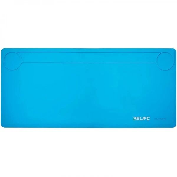 Tapis de r�paration en silicone 82 x 37cm r�sistant � la chaleur RELIFE RL-004DQ bleu