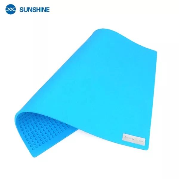 Tapis isolant haute temp�rature SUNSHINE SS-004F / 35 x 25 cm / Bleu