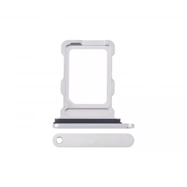 Tiroir sim iPhone 16 Pro/16 Pro Max titane blanc