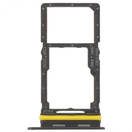 Tiroir sim Samsung A17 4G (A175) noir