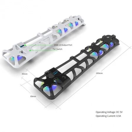 Ventilateur de refroidissement pour PlayStation 5 / PS5 Pro DOBE TP5-35153S (Boite/blister)