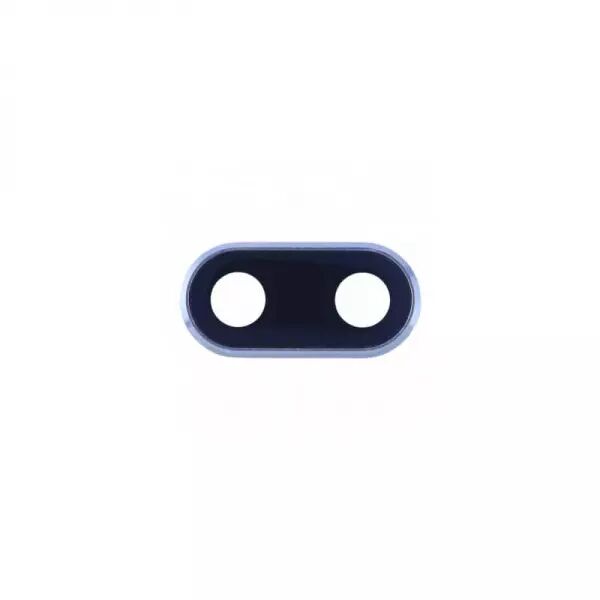 Vitre avec contour pour appareil photo pour Huawei HONOR 10 bleu