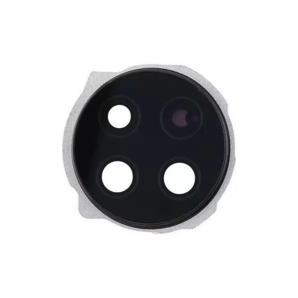 Vitre avec contour pour appareil photo pour HUAWEI Mate 30 noir