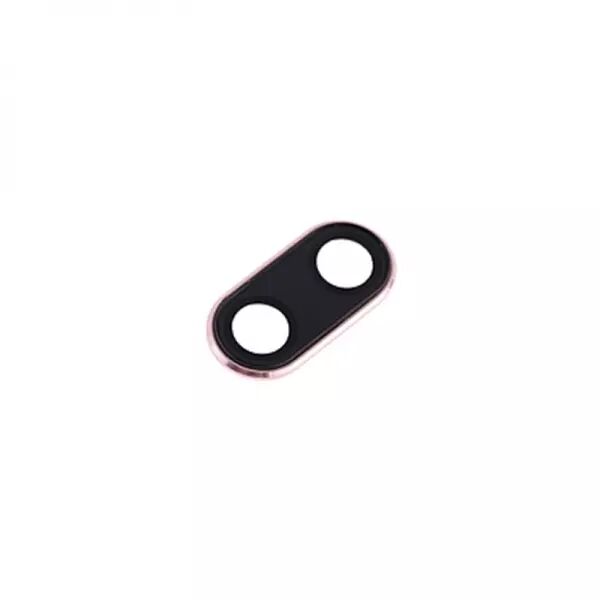 Vitre avec contour pour appareil photo pour HUAWEI P20 rose