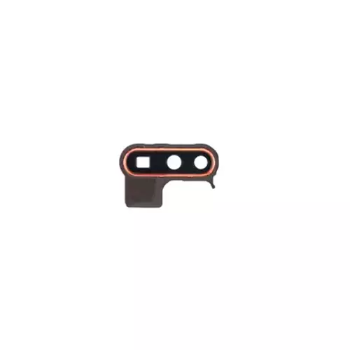 Vitre avec contour pour appareil photo pour HUAWEI P30 Pro orange