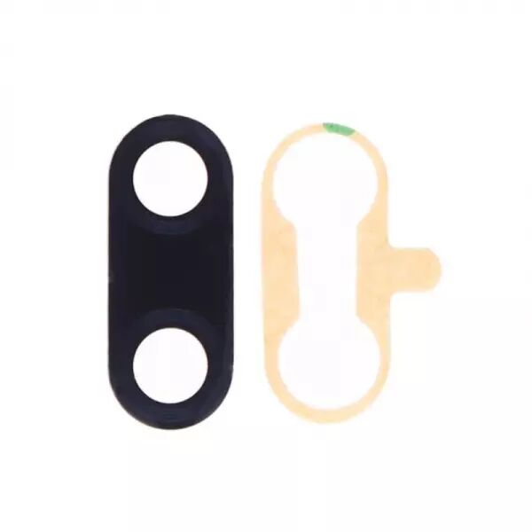 Vitre avec contour pour appareil photo pour HUAWEI Y9 2019 bleu