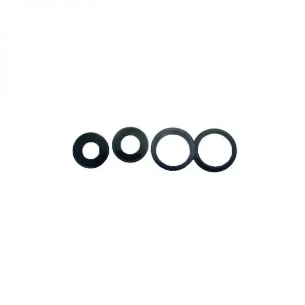 Vitre avec contour pour appareil photo pour Iphone 13 / Iphone 13 Mini noir