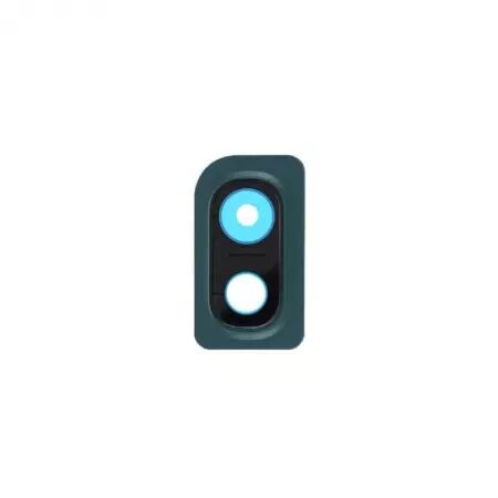 Vitre avec contour pour appareil photo pour SAMSUNG A107F Galaxy A10s bleu
