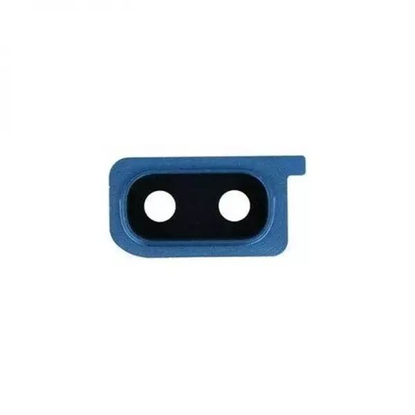 Vitre avec contour pour appareil photo pour SAMSUNG A305 Galaxy A30 bleu