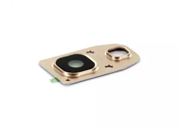 Vitre avec contour pour appareil photo pour SAMSUNG A320 Galaxy A3 2017 or