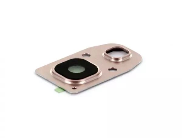 Vitre avec contour pour appareil photo pour SAMSUNG A320 Galaxy A3 2017 rose