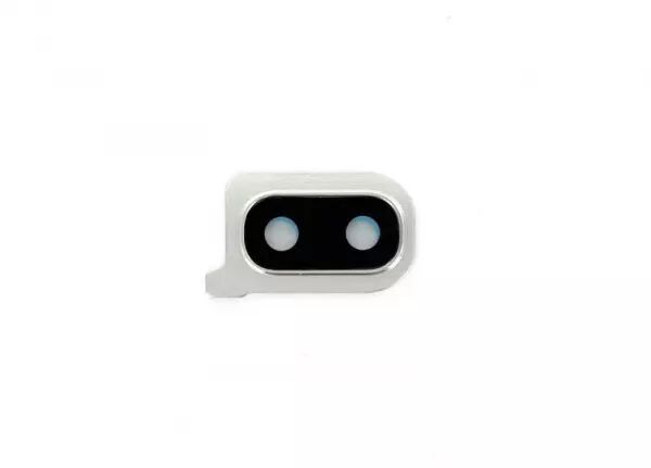 Vitre avec contour pour appareil photo pour SAMSUNG A405 Galaxy A40 blanc