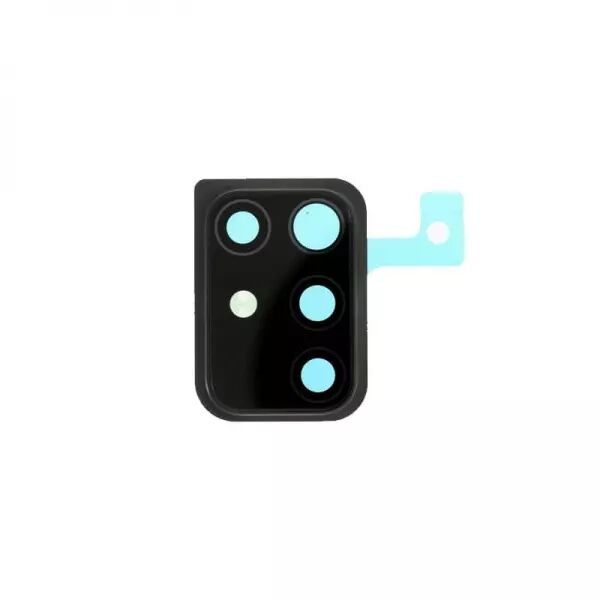 Vitre avec contour pour appareil photo pour SAMSUNG A515 Galaxy A51 noir