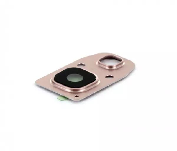 Vitre avec contour pour appareil photo pour SAMSUNG A520 Galaxy A5 2017 rose