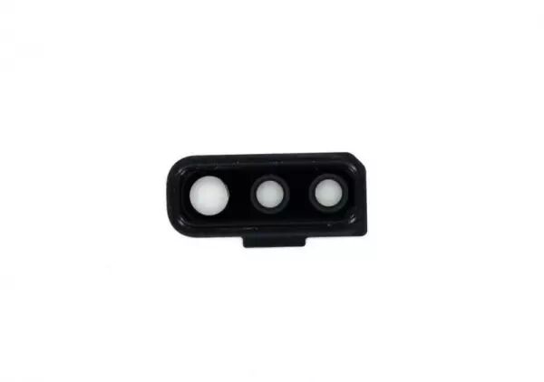 Vitre avec contour pour appareil photo pour SAMSUNG A705 Galaxy A70 noir