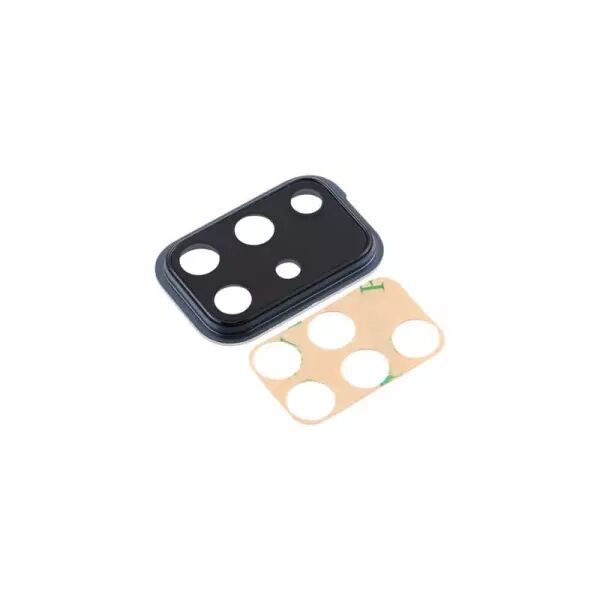 Vitre avec contour pour appareil photo pour SAMSUNG A715 Galaxy A71 noir