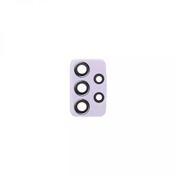 Vitre avec contour pour appareil photo pour SAMSUNG A725 Galaxy A72 noir