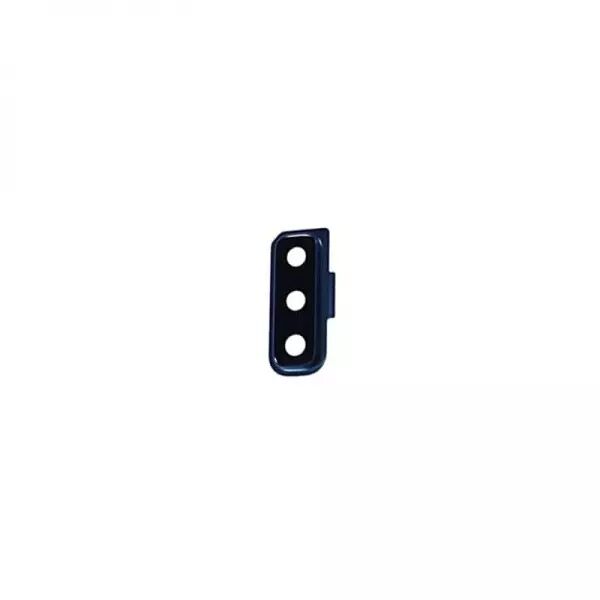 Vitre avec contour pour appareil photo pour SAMSUNG A750 Galaxy A7 2018 bleu