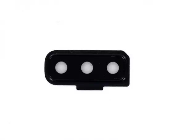 Vitre avec contour pour appareil photo pour SAMSUNG A750 Galaxy A7 2018 noir