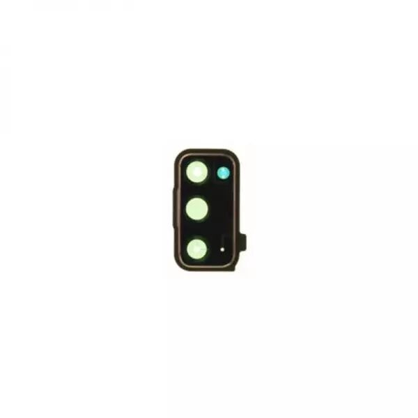 Vitre avec contour pour appareil photo pour SAMSUNG G781 Galaxy S20 FE orange