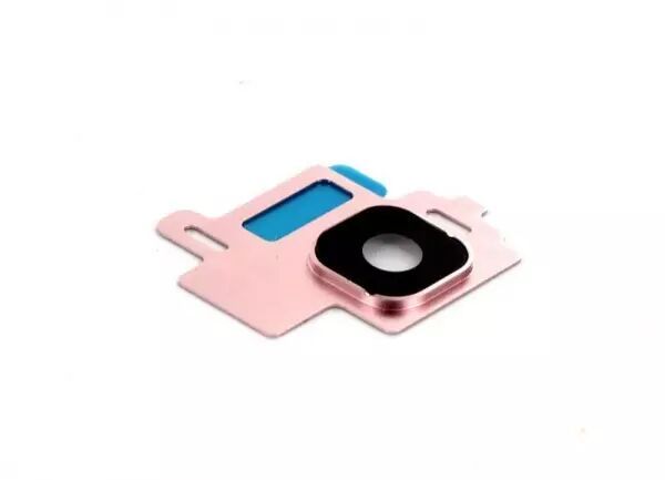Vitre avec contour pour appareil photo pour SAMSUNG G950 Galaxy S8 rose