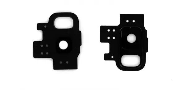 Vitre avec contour pour appareil photo pour SAMSUNG G960 Galaxy S9 noir