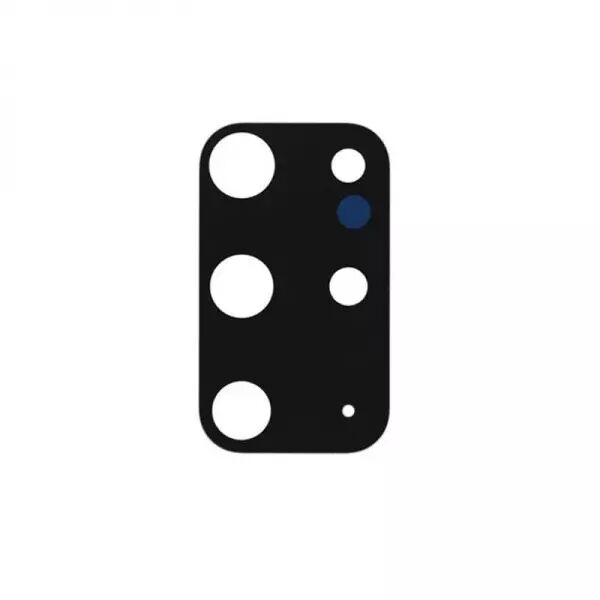 Vitre avec contour pour appareil photo pour SAMSUNG G985 / G986 Galaxy S20 Plus / S20 Plus 5G noir