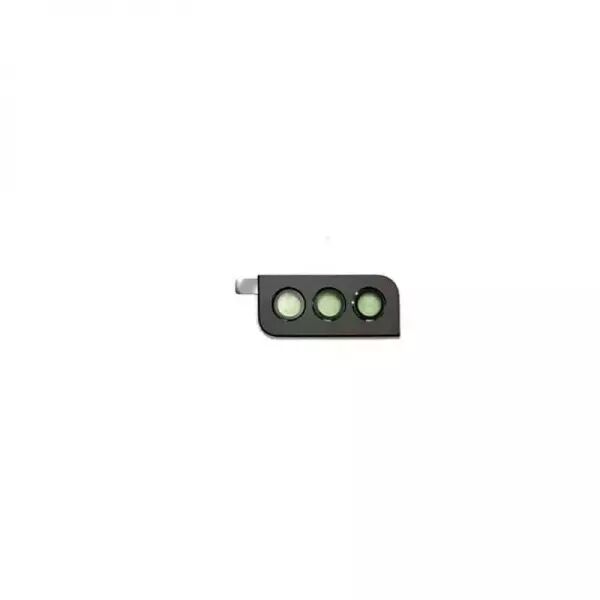 Vitre avec contour pour appareil photo pour SAMSUNG G996 Galaxy S21 Plus 5G noir