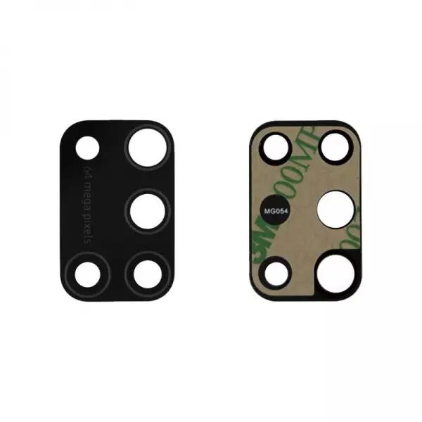 Vitre avec contour pour appareil photo pour SAMSUNG M315 Galaxy M31 noir