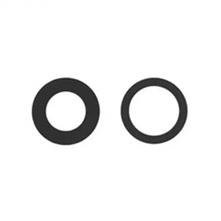 Vitre pour appareil photo pour Iphone 12 noir