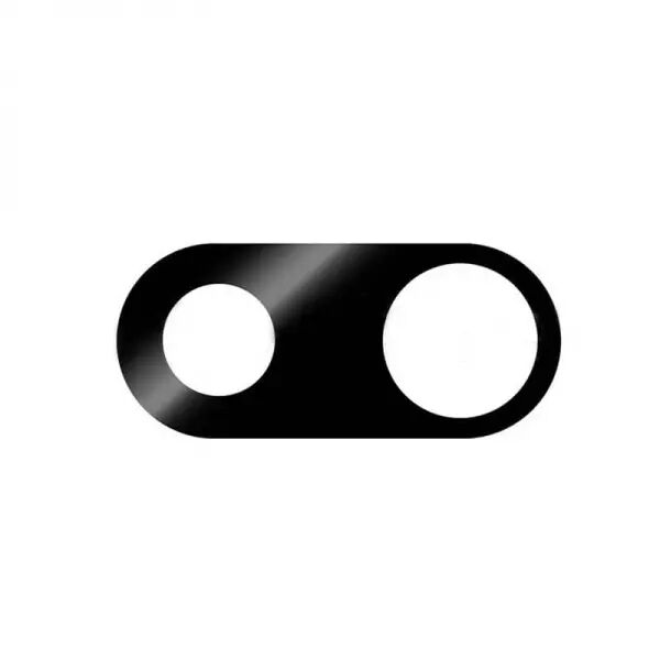 Vitre pour appareil photo pour Iphone 7 plus noir