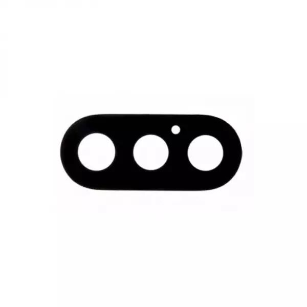 Vitre pour appareil photo pour Iphone XS noir