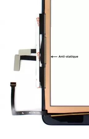 Vitre tactile pour Ipad Air/Ipad 5 (A1474 / A1475 / A1822 / A1823) QUALITE SUPERIEURE blanc